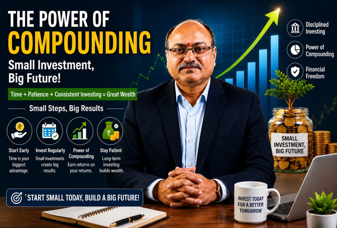 Compounding की ताकत – छोटा निवेश कैसे बड़ा बनता है?